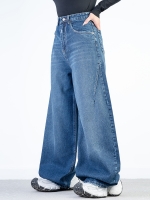 شلوار جین ژفم قد 110 کد 21116