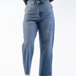 شلوار جین رگولار قد 90 دمپا کات کد 21226