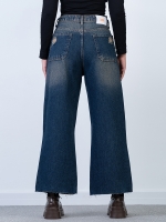 شلوار جین بگ قد 90 دمپا کات کد 21308 - Image 3