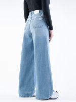 شلوار جین شافل قد 110 کد 21321 - Image 2