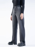 شلوار جین رگولار قد 110 مشکی کد 21399