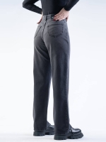 شلوار جین رگولار قد 110 مشکی کد 21399 - Image 2