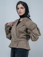 کت بارانی زنانه کد 21451 - Image 2