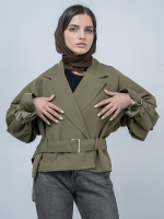 کت بارانی زنانه کد 21452