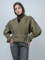 کت بارانی زنانه کد 21452 - Image 2