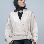 کت بارانی زنانه کد 21454