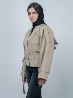 کت بارانی زنانه کد 21455 - Image 2