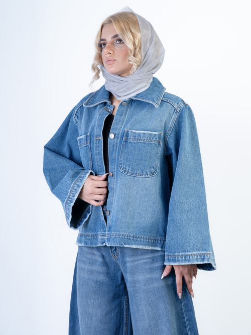 کت زنانه جین بلونا کد 21465 - Image 4