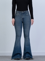 شلوار جین بوت کات دمپا ریش قد 110 کش کد 21482 - Image 3