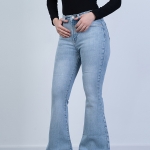 شلوار جین بوت کات دمپا ریش قد 110 کش کد 21483