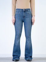 شلوار جین بوت کات قد 110 کش کد 21497 - Image 2
