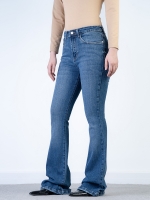 شلوار جین بوت کات قد 110 کش کد 21497