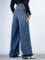شلوار جین بگ دم پا کم کش قد 110 کد 21515 - Image 2
