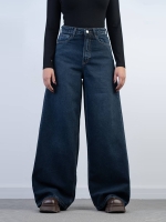 شلوار جین شیپد واید لگ قد 110 کد 21517 - Image 3