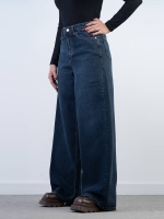 شلوار جین شیپد واید لگ قد 110 کد 21517