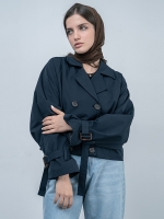 کت بارانی زنانه کد 21530 - Image 2