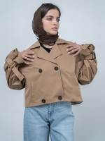 کت بارانی زنانه کد 21531 - Image 2