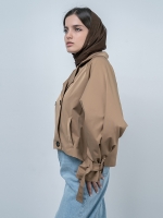 کت بارانی زنانه کد 21531 - Image 3