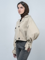 کت بارانی زنانه کد 21533 - Image 2