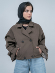 کت بارانی زنانه کد 21535