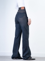 شلوار جین فلرلاین قد 110 دمپا بشکاف کد 21543 - Image 2