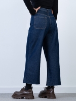 شلوار جین بگ قد 80 دمپا کات کد 21545 - Image 3