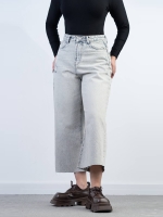 شلوار جین بگ قد 80 دمپا کات کد 21552