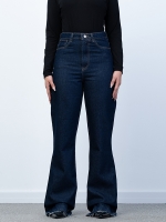 شلوار جین فلر قد 110 دمپا بشکاف کد 21554