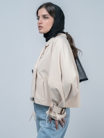 کت بارانی زنانه کد 21567 - Image 3