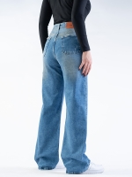 شلوار جین بگ قد 110 کم کش کد 21592 - Image 2