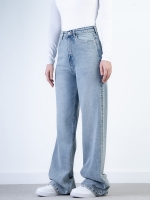 شلوار جین بگ قد 110 کم کش کد 21595