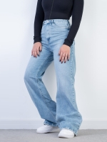 شلوار جین بگ قد 110 کم کش  کد 21597