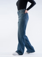 شلوار جین بگ قد 110 کم کش کد 21598 - Image 3