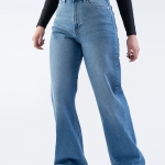 شلوار جین بگ قد 110 کم کش کد 21599