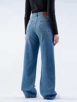 شلوار جین بگ قد 110 کم کش کد 21599 - Image 2
