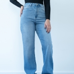 شلوار جین رگولار قد 110 کم کش کد 21602