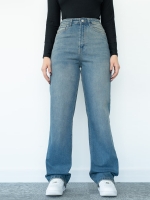 شلوار جین رگولار قد 110 کم کش کد 21603 - Image 4