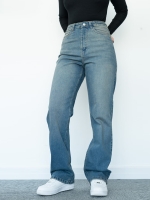 شلوار جین رگولار قد 110 کم کش کد 21603