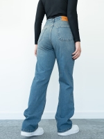 شلوار جین رگولار قد 110 کم کش کد 21603 - Image 2