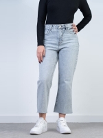 شلوار جین کراپ فلر قد 90 دمپا کات کد 21641 - Image 3