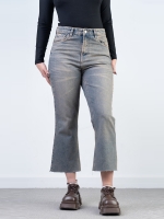 شلوار جین کراپ فلر قد 90 دمپا کات کد 21642