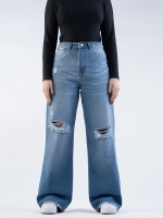 شلوار جین بگ قد 110 کد 21660 - Image 3