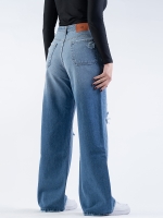 شلوار جین بگ قد 110 کد 21660 - Image 2