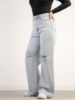 شلوار جین بگ قد 110 کد 21661 - Image 3