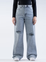 شلوار جین بگ قد 110 کد 21662 - Image 4