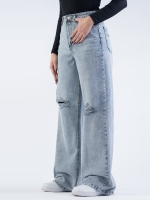 شلوار جین بگ قد 110 کد 21662 - Image 3