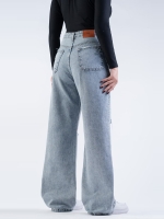 شلوار جین بگ قد 110 کد 21662 - Image 2