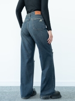 شلوار جین  بگ قد 110  کد 21664 - Image 2