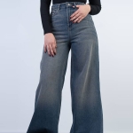 شلوار جین شافل قد 110 کد 21691