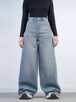 شلوار جین شافل قد 110 کد 21695 - Image 4